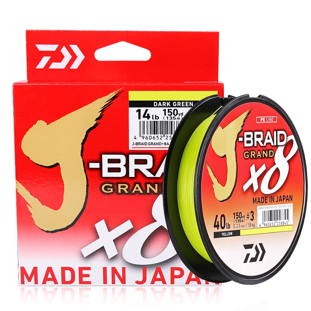 Multifilamento Daiwa J Braid X8 Grand 300mts Hunter Fishing Store