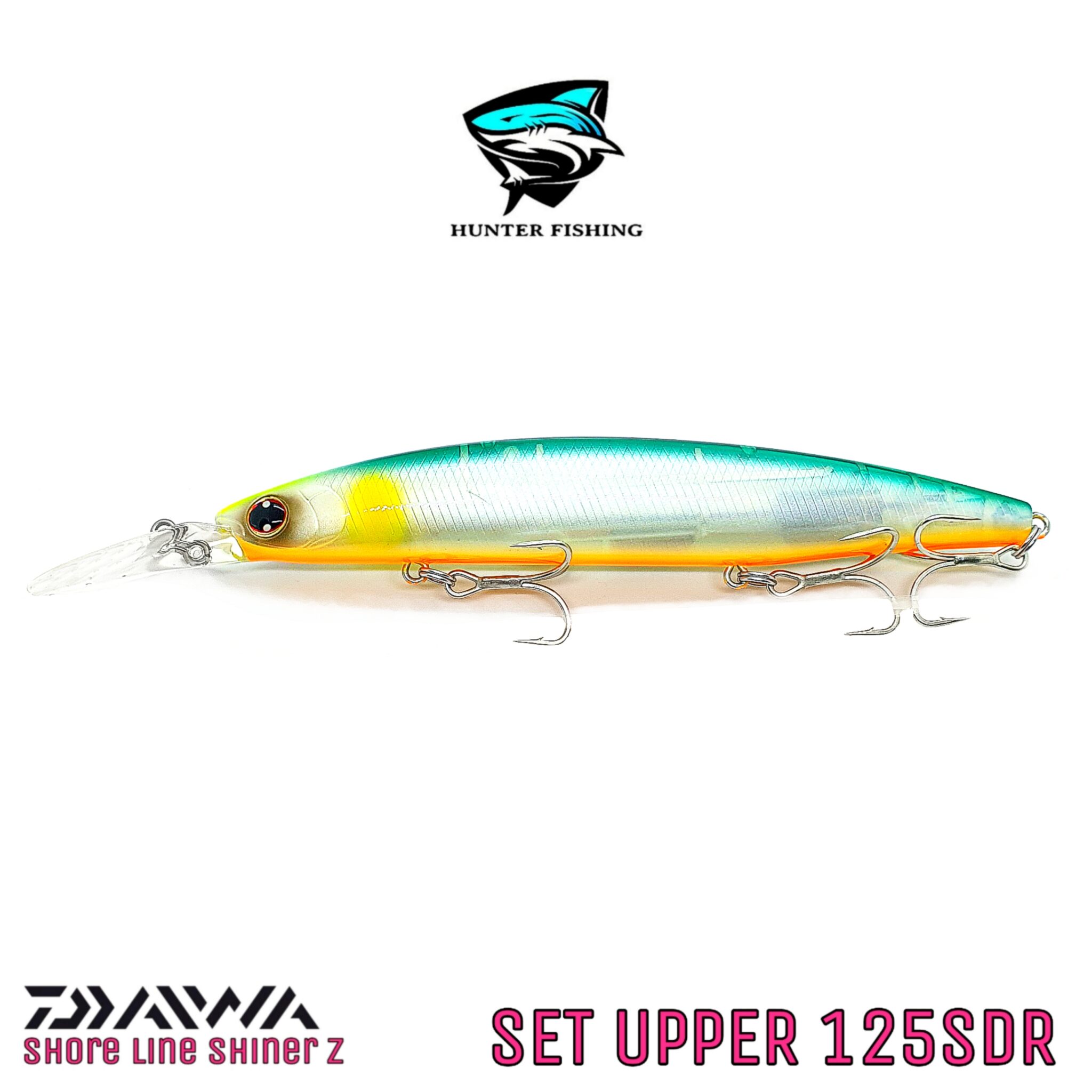 DAIWA Shore Line Shiner Z Set Upper LH 125S-DR #Clear Adel Keimura Pink Iwashi Lures Buy At