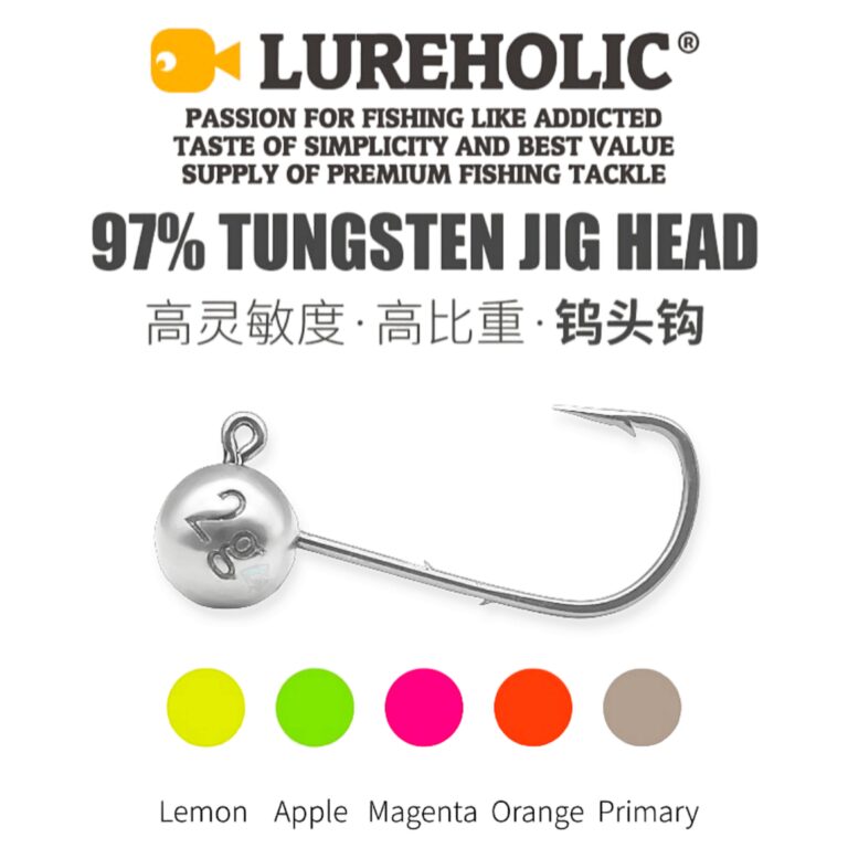 FiTU Micro Jig Head In Tungsteno Per Pesca LRF - Pesi Ultra Leggeri, Confezione Da 4 - Foto 3