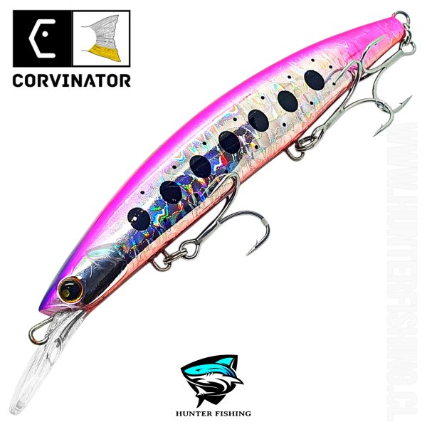 Corvinator Flat Finder 125S (Geminis Lucky Pink) – Hunter Fishing
